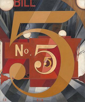 I Saw the Figure 5 in Gold, Charles Demuth