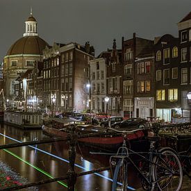 Amsterdam Singel-Kanal von Angel Flores