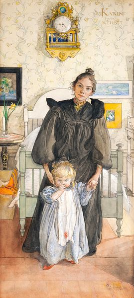 Karin and Kersti, Carl Larsson by Masterful Masters