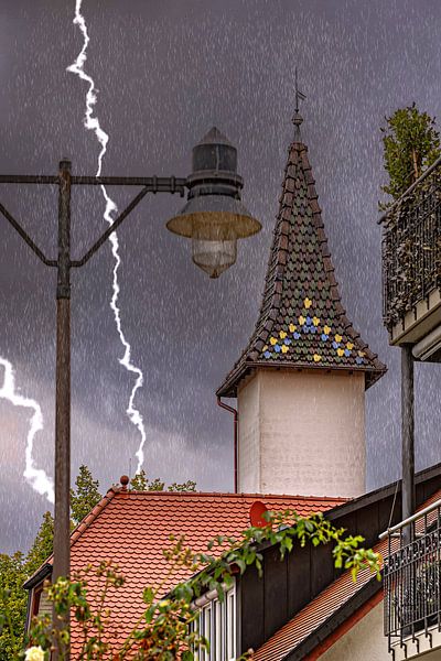 Wasserburg am Bodensee : Ambiance orageuse par Photoart-Naegele