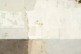 Abstract Beige | Abstract in Beige en Crème van Kunst Kriebels