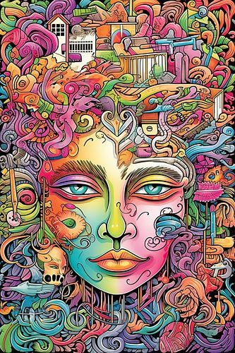 Malerei Der Rhythmus der Vernunft