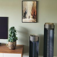 Klantfoto: Wandeling door de geometrische Stad no.3 van Studio BB, op canvas
