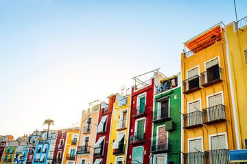 Kleurenpalet aan de Costa Blanca in Spanje van Sven van Rooijen