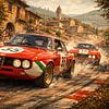 Italian Rally Battle – Classic Road Racing Duel by Dodik Hariyono