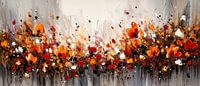 Modern Impressionisme Abstract Schilderij Bloemen