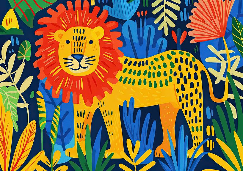 Lion strength: The king of the wilderness awakens by Niklas Maximilian