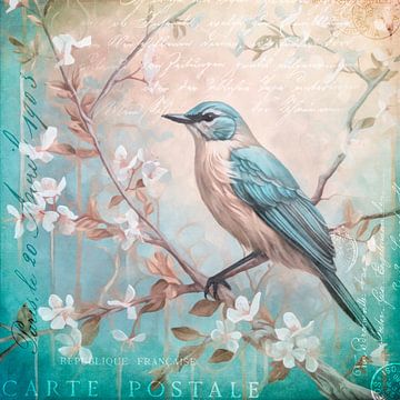 Spring Bird Vintage Romance sur Andrea Haase