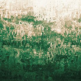 Abstract Painting no. 10 Green by Adriano Oliveira