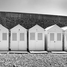 Strandhäuschen Normandie Frankreich von Marleen Dalhuijsen
