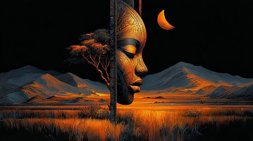 afrikaans-zwart-goud-oranje