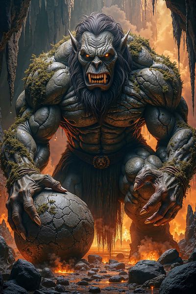 ZORGOTH: Le Troll Maudit des Ténèbres par INFERAURUM