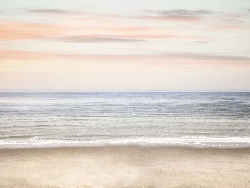 Peinture abstraite de la mer et du ciel par Olga Wildrose