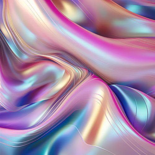 Dynamisch abstract schilderij