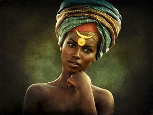 Afrikanisches Vintage-Porträt