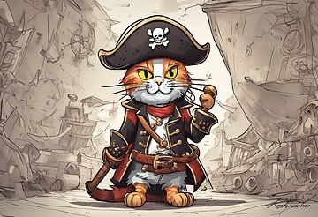 Cat pirate Redpaw