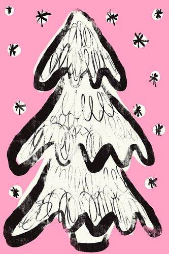 Arbre de Noël (rose)