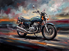 Kawasaki H2 750 Mach IV Reverie von Jan Keteleer