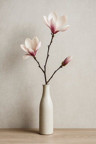 Magnolia in soft balance