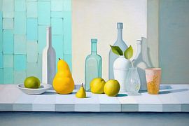 Subtle Reflections | Modern Still Life by Eye catching paintings