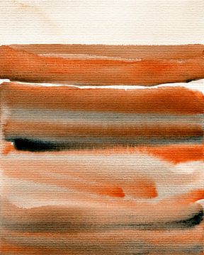 Herfst | Aquarel Abstract van Menega Sabidussi