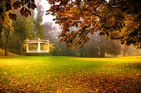 Noorderplantoen Groningen in herbstlichen Farben
