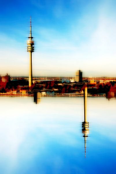 Olympic Tower abstract van Hannes Cmarits