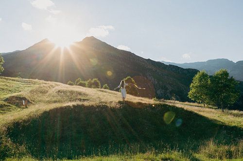 Pian Della Nere Sonnenuntergang von Mikey Struik