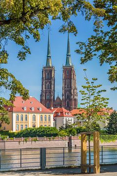 BRESLAU Cathédrale de Wroclaw et île de la cathédrale sur Melanie Viola