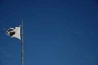 Korsika-Fahne im Wind