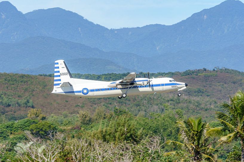 Die Fokker 50 der taiwanesischen Luftwaffe. von Jaap van den Berg