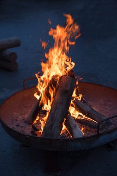 Campfire in a fire bowl by SusaZoom