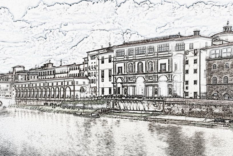 Galleria degli Uffizi in Florenz, Italien von Gunter Kirsch