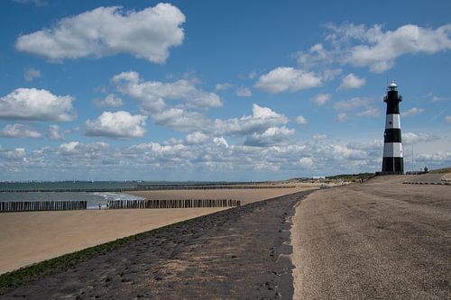 Vuurtoren Nieuwe Sluis nabij Breskens
