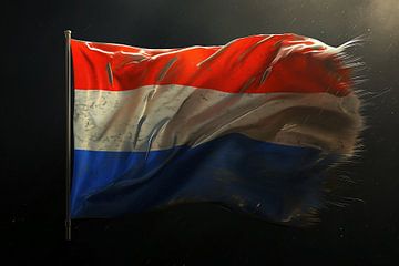 Vlag Nederland van fernlichtsicht