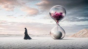 De stroom van leven en materie van Klaus Tesching - Art-AI