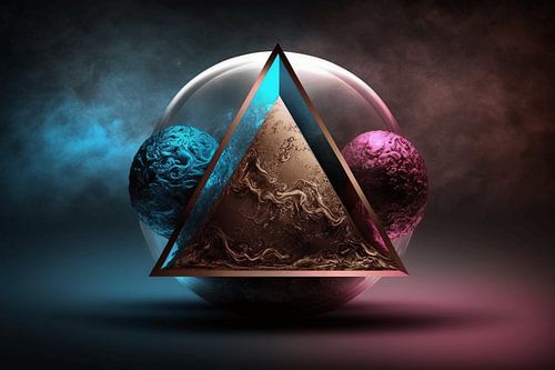 Géométrie en pastel rêveuse