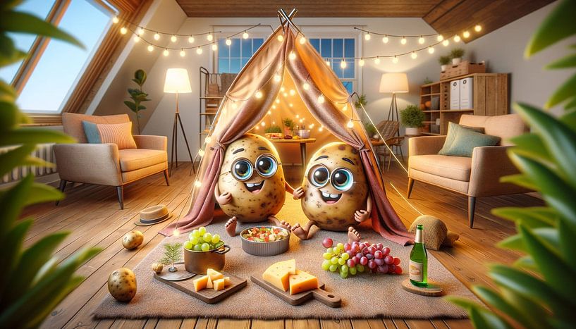 Indoor camping adventure for couch potatoes by artefacti