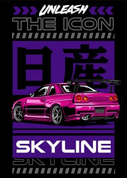 Nissan Skyline GTR R34 JDM Car