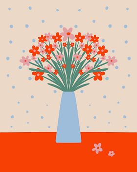 Niedliche Blumenvase