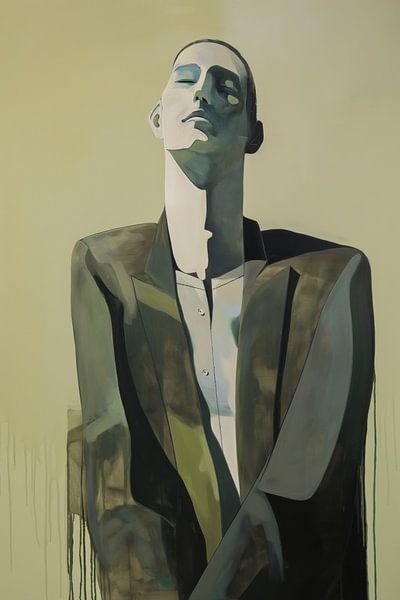 Man abstract van Bert Nijholt