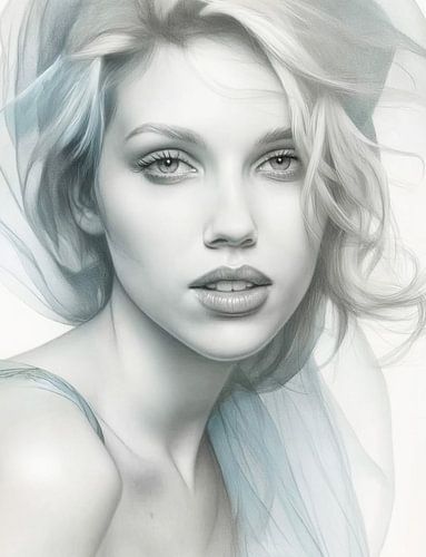 Effleurer la brume matinale : Portrait féminin subtil