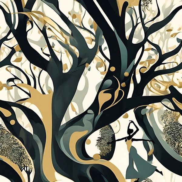 Danseres in het bos van Gert-Jan Siesling