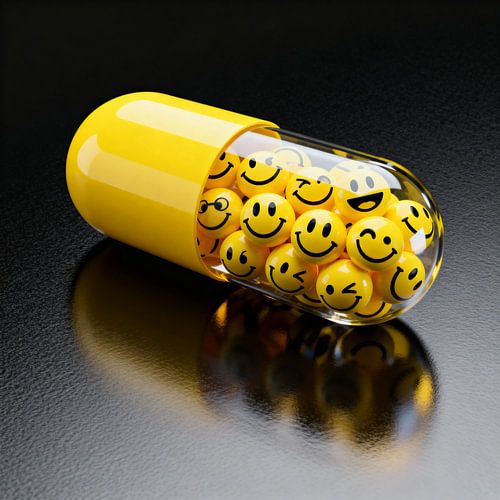 Une pilule de bonne humeur pour tout le monde, oui !
