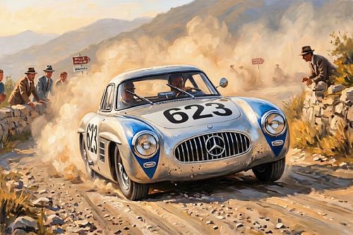 Mille Miglia 1952 – Tweede plaats voor Kling/Klenk
