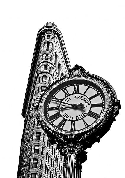 Flatiron Building & Clock van Tineke Visscher