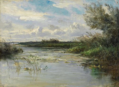 Carlos de Haes-Het wilde graslandschap, het antieke landschap