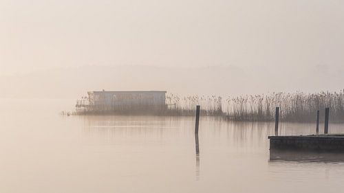 Zuidlaardermeer in de mist