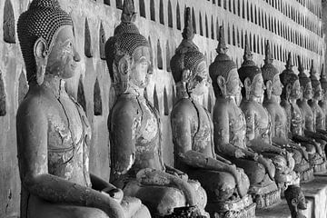 Buddhas in Wat Si Saket by Walter G. Allgöwer