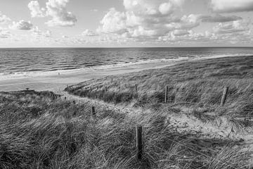 Strand, Dünen und Meer von Dirk van Egmond